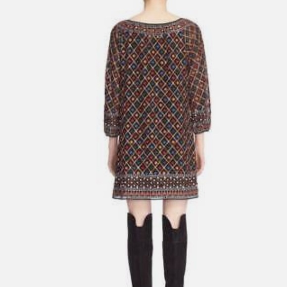 Alice + Olivia Gillian Embroidered Shift Dress - Picture 2 of 15